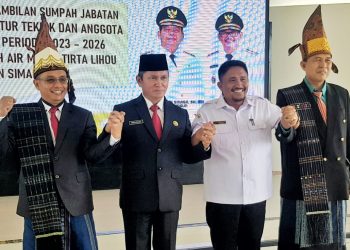 Direktur PDAM Tirta Lihou Simalungun Periode 2023 – 2026 Dilantik 