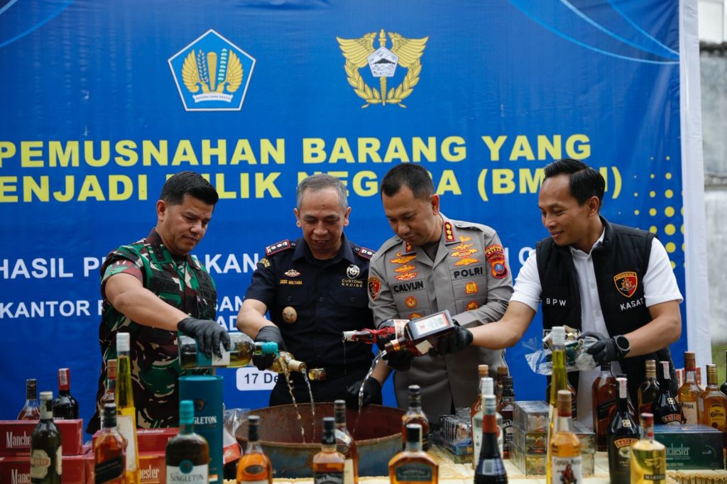 Bea Cukai Medan Musnahkan BKC Ilegal Senilai Rp1,9 Miliar, Kapolrestabes Tegaskan Sinergi Penegakan Hukum