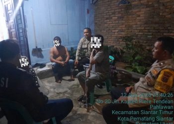 Polsek Siantar Timur Respons Cepat Laporan Warga, Dugaan Orang Mabuk Bawa Sajam Berujung Kondusif