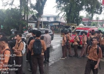 Cegah Tawuran Pelajar, Polsek Siantar Timur Perketat Pengawasan di SMK Negeri 2
